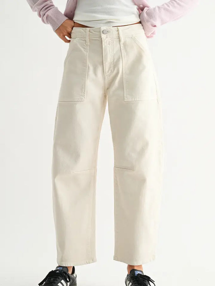 Utility Barrel Jean (ecru)