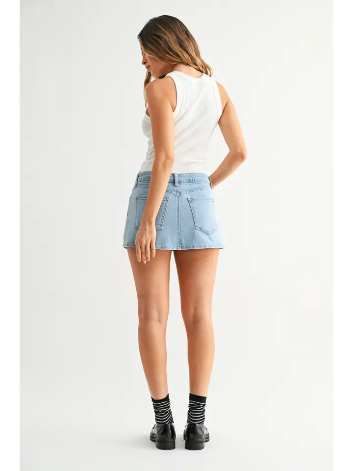 Rodeo Denim Skort (light) - GEORGE-MARY'S