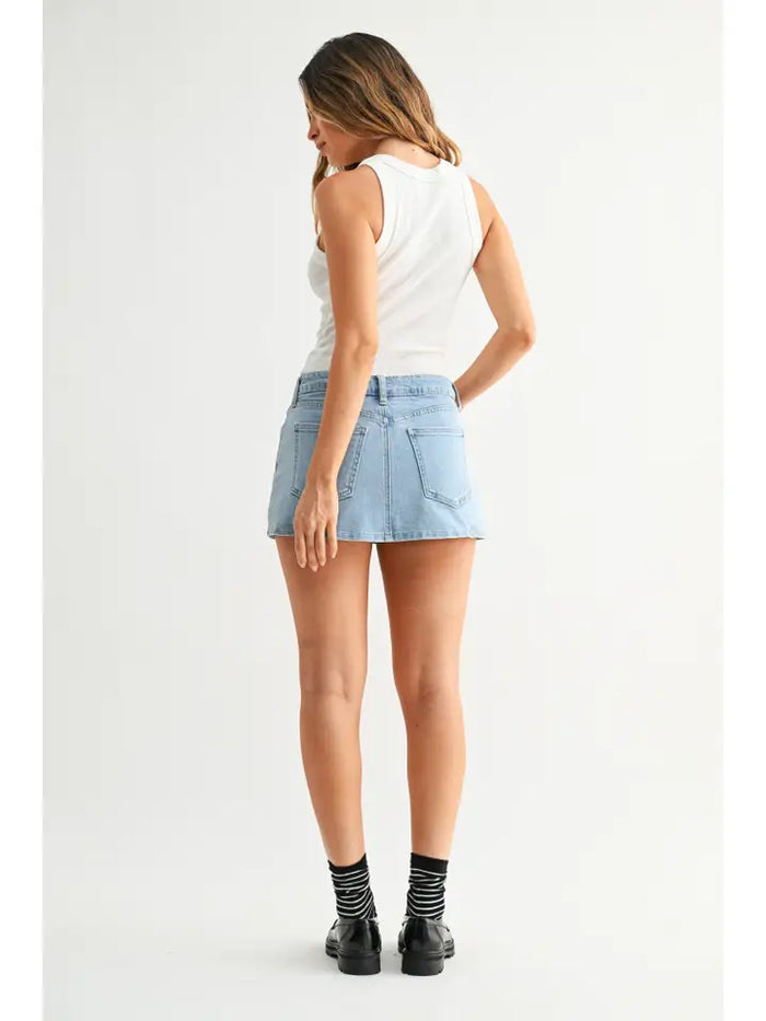 Rodeo Denim Skort (light) - GEORGE-MARY'S