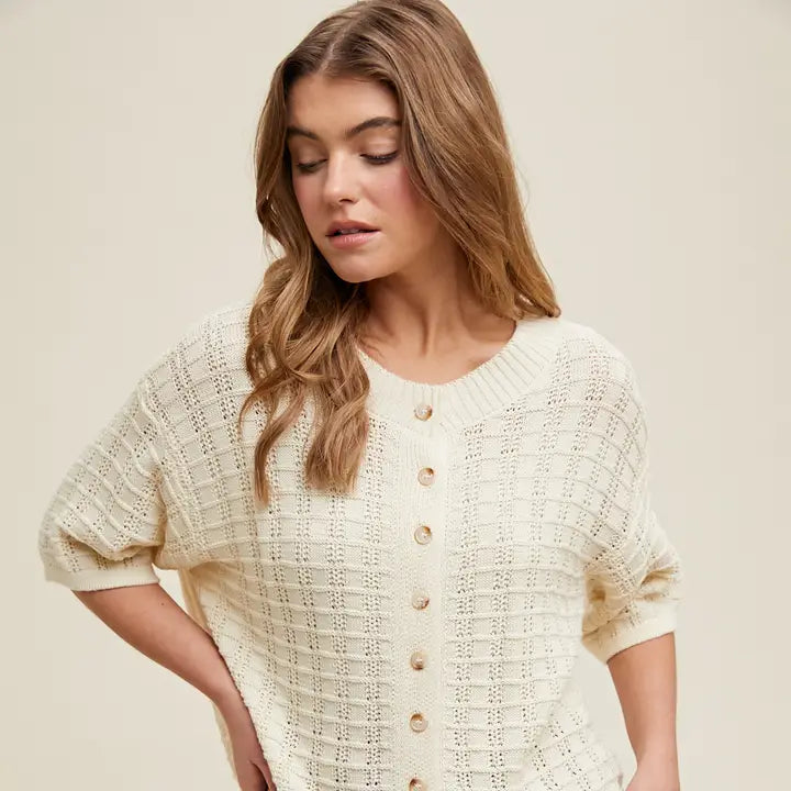 The Mary Cardigan (ivory)