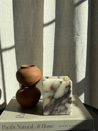 Calacatta Viola Marble Candle