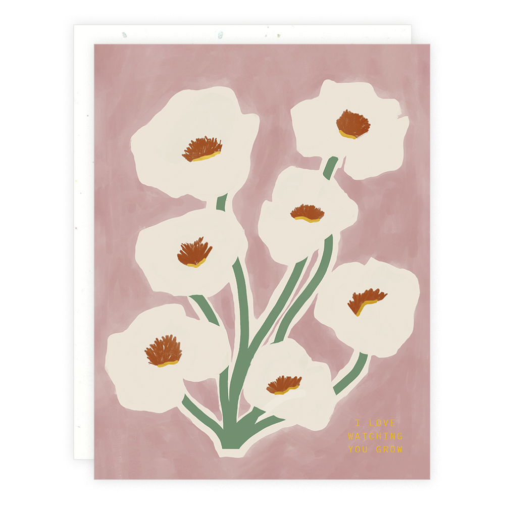 Watching You Grow Greeting Card