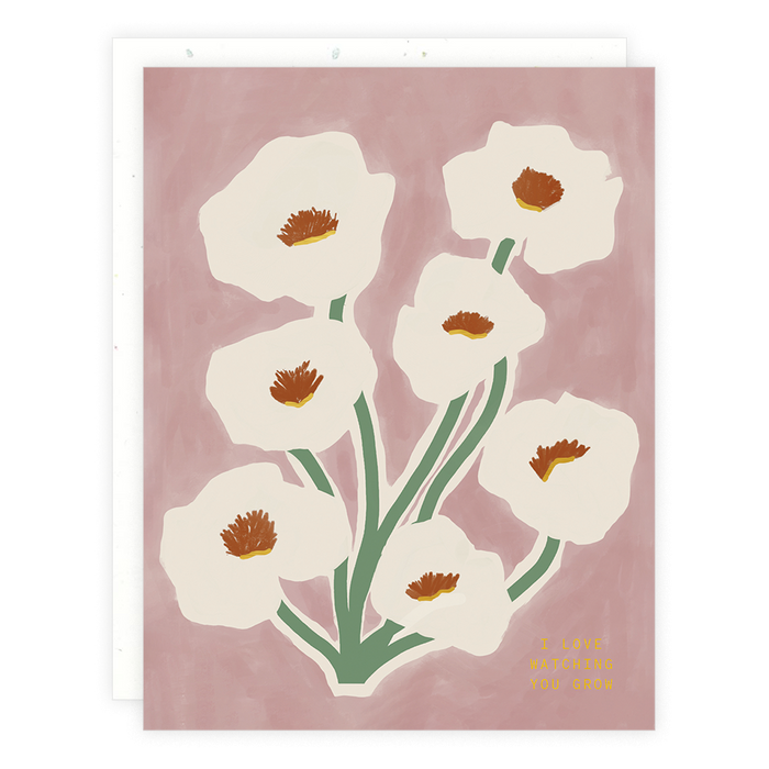 Watching You Grow Greeting Card