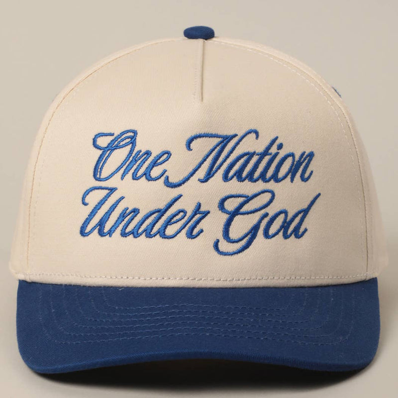 One Nation Under God Trucker Hat ( 3 colors)