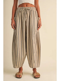Morrison Barrel Pants (taupe) - GEORGE-MARY'S