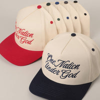 One Nation Under God Trucker Hat ( 3 colors)