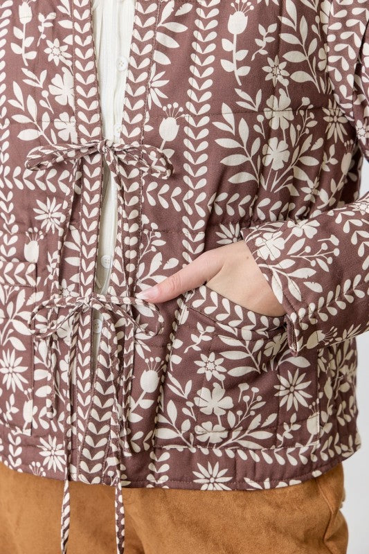 Sophia Floral Quilted Jacket