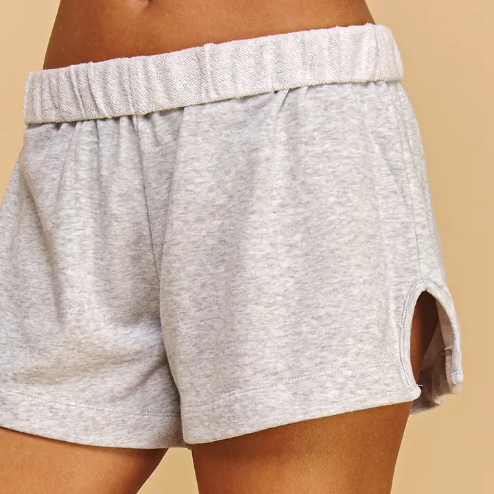 Rollover Lounge Shorts (grey)