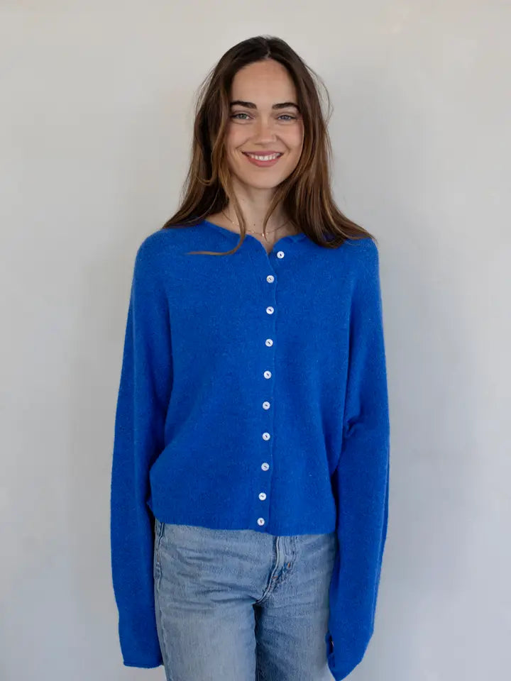 The Piper Cardigan (cobalt)
