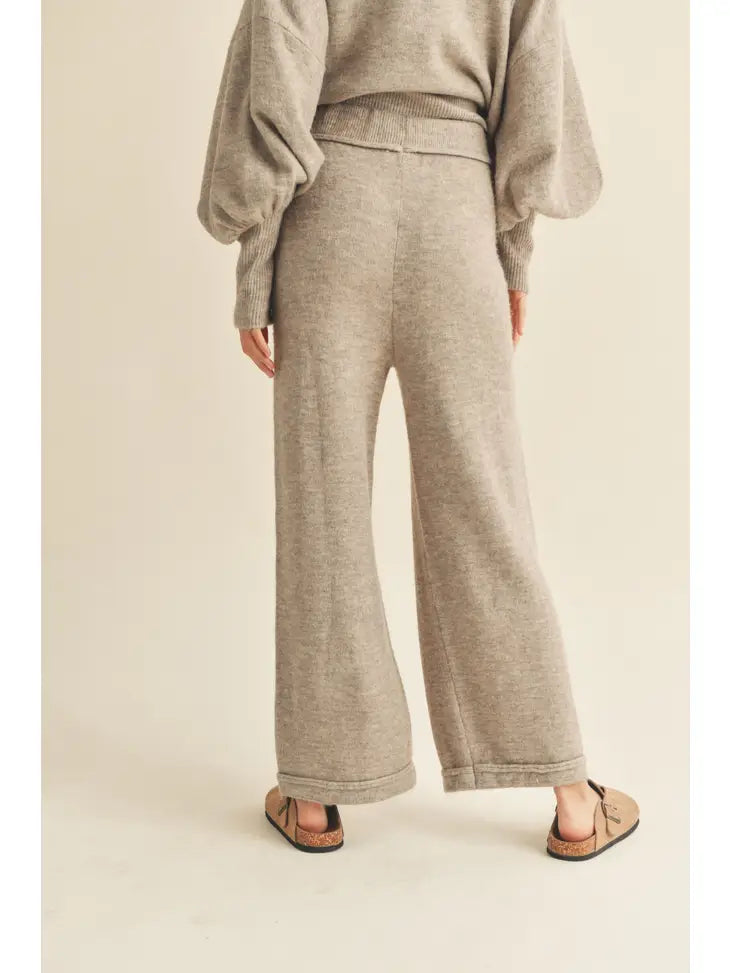 The Muse Sweater Pants (taupe)