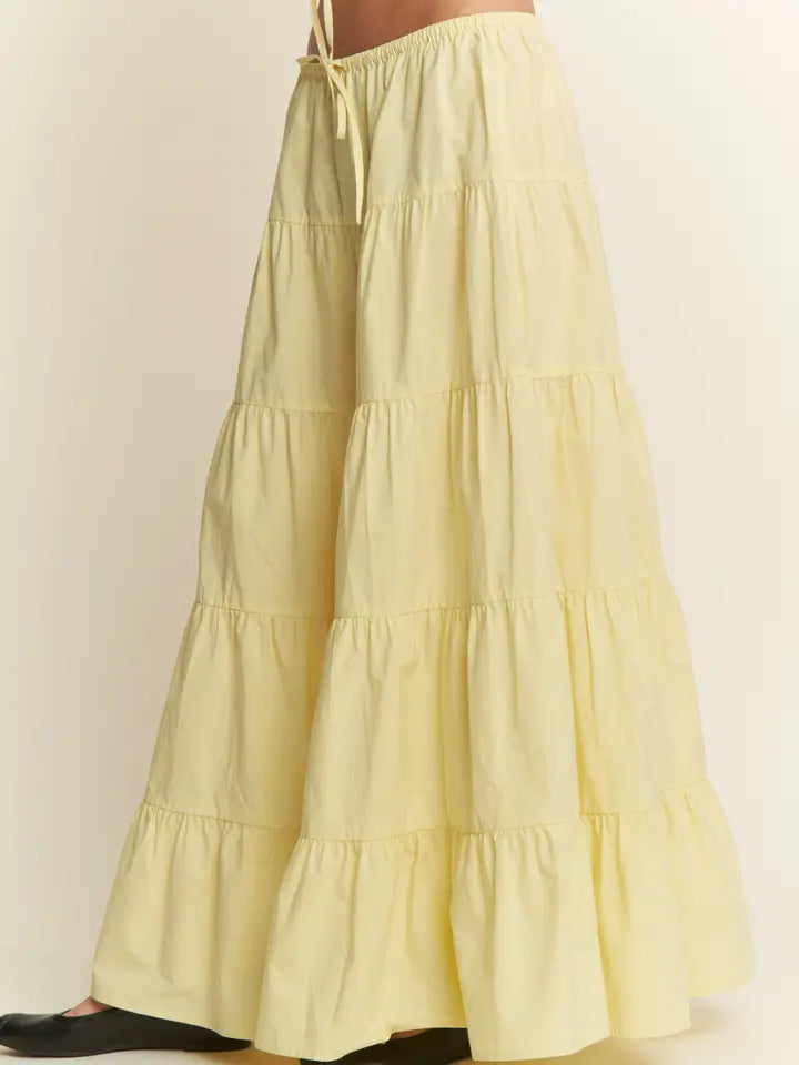 Butter Tiered Maxi Skirt
