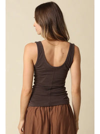 Townes Rib Tank (brown)
