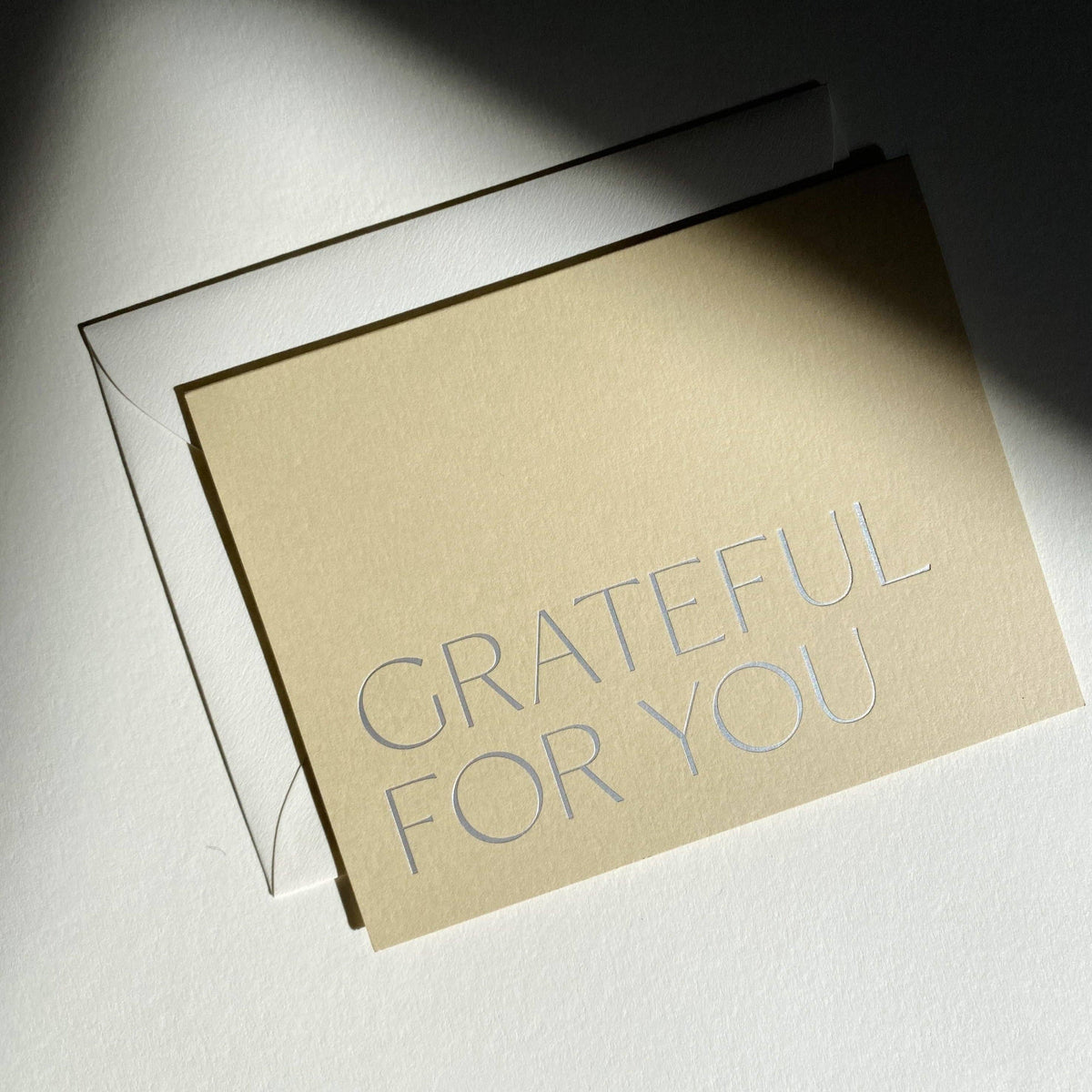 Grateful For You No. 21 Card (2 colors)