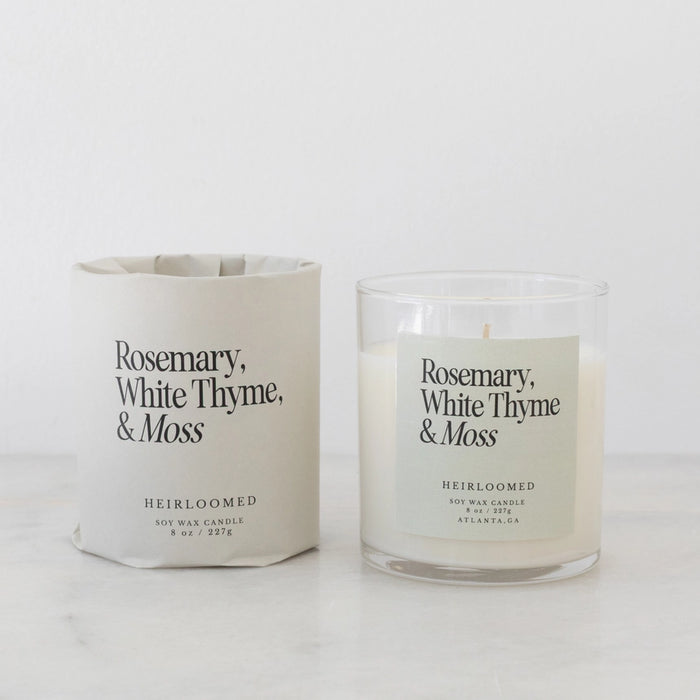 Heirloom Collection Candle - Thyme, Rosemary, Moss