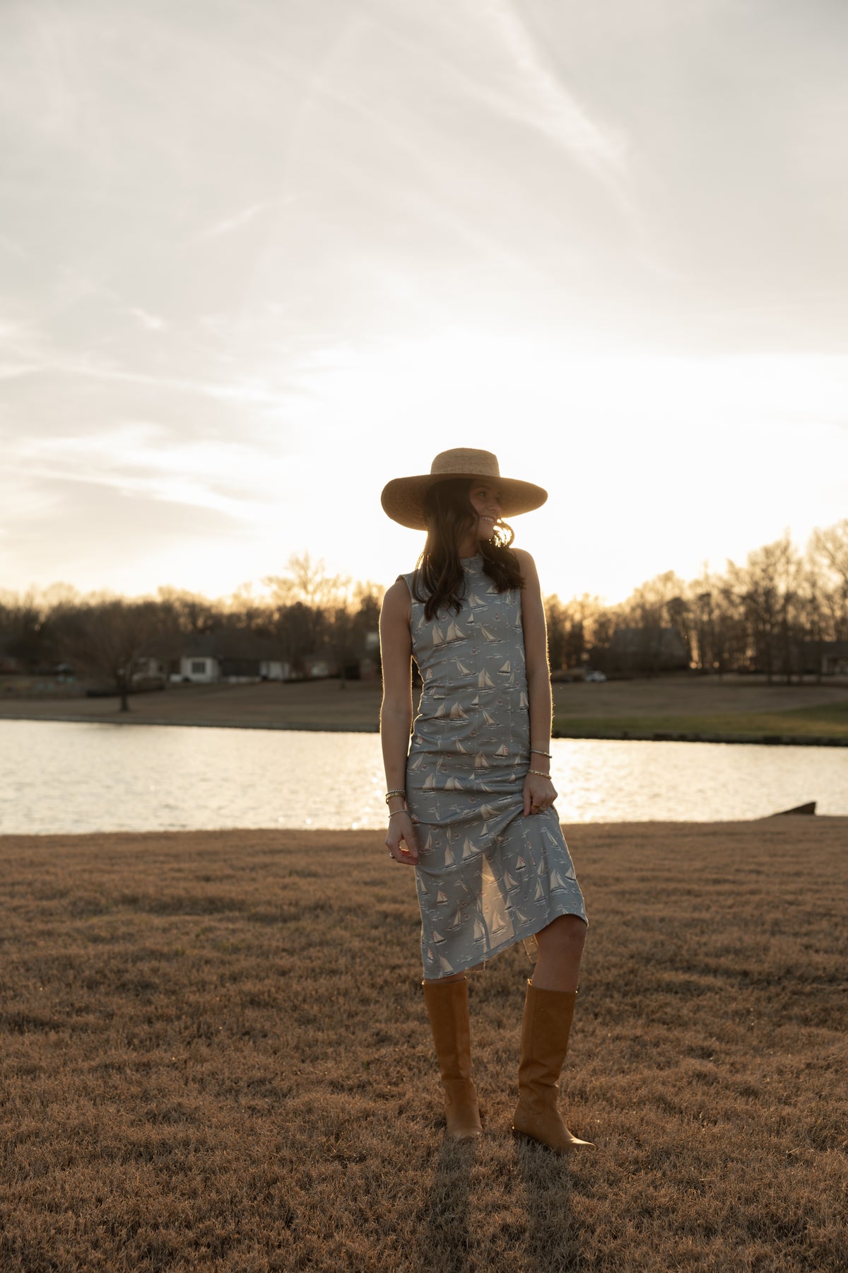 Sailboat Midi Dress