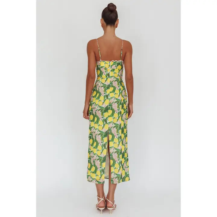 Sicily Floral Midi Dress - GEORGE-MARY'S