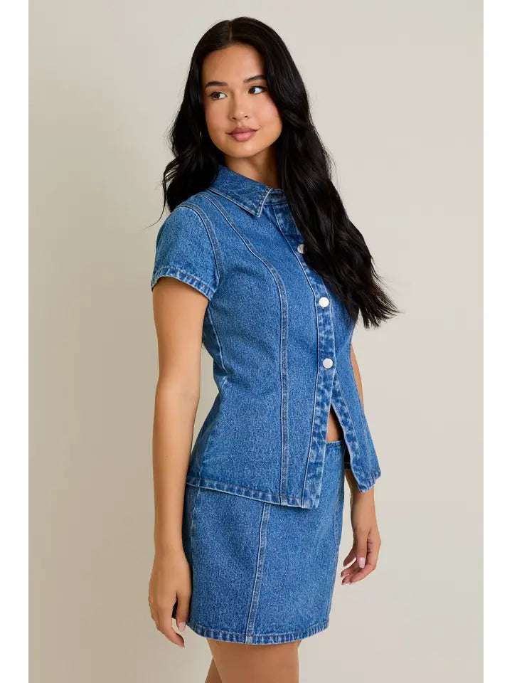 Mason Denim Top