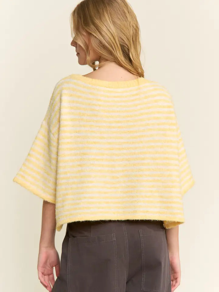 The Penny Cardigan (yellow/ivory)