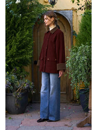 Jennings Barn Jacket (oxblood) - GEORGE-MARY'S