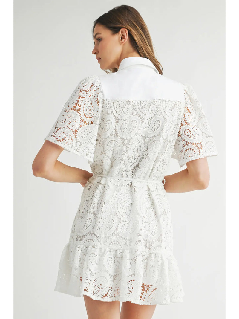 Emry Eyelet Dress