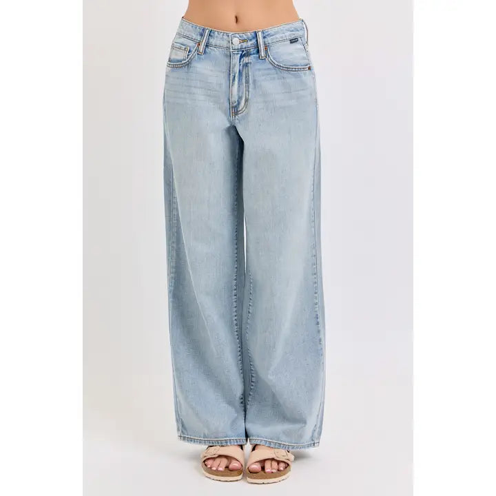 Superlight Midrise Wide Leg Denim