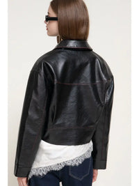 Dylan Faux Leather Jacket