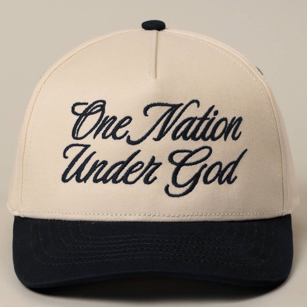 One Nation Under God Trucker Hat ( 3 colors)