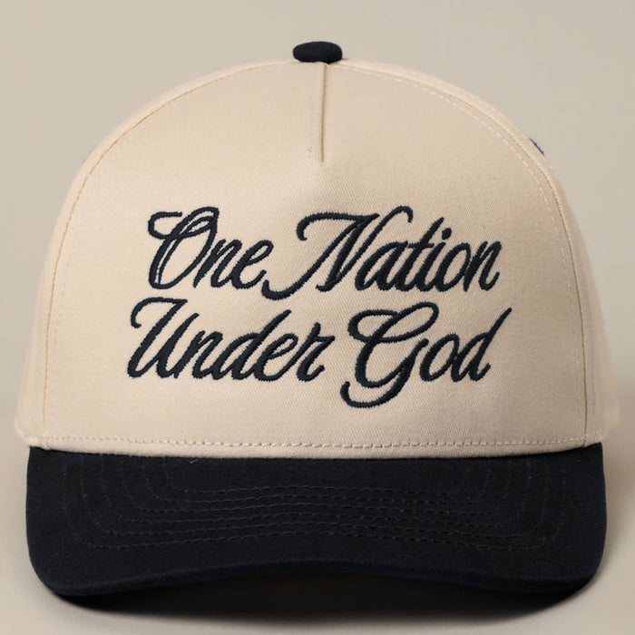 One Nation Under God Trucker Hat ( 3 colors)