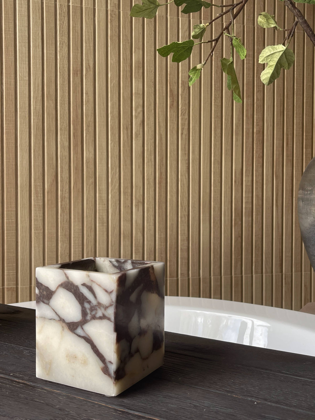 Calacatta Viola Marble Candle