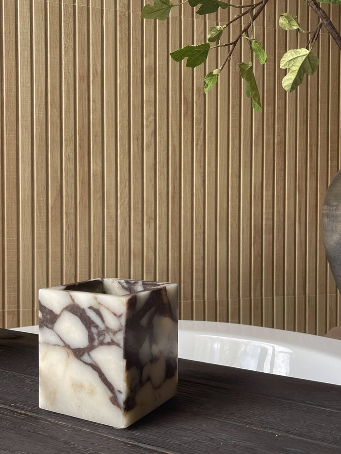 Calacatta Viola Marble Candle