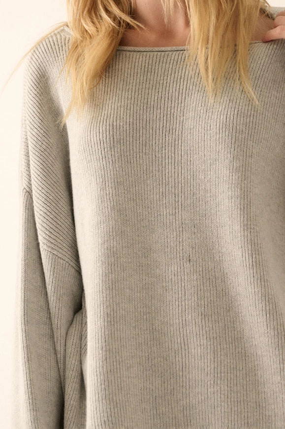 New Harbour Sweater (heather grey)