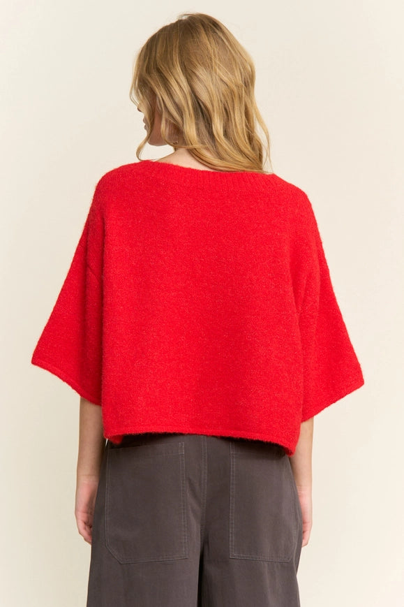 The Penny Cardigan (red)