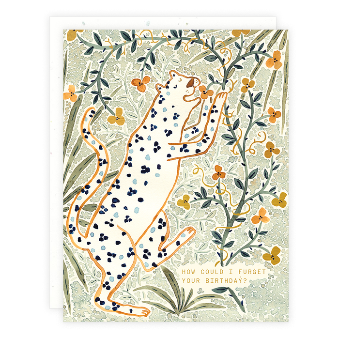 Leopard Birthday Card