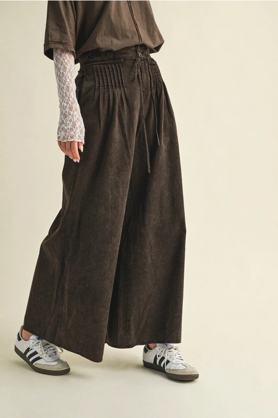 Monroe Pleated Palazzo Pants - GEORGE-MARY'S