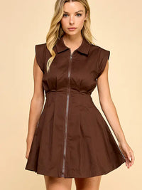 Paxton Mini Dress (chocolate)
