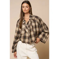 Cade Plaid Oversized Jacket - GEORGE-MARY'S