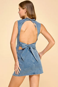Caroline Denim Skort - GEORGE-MARY'S