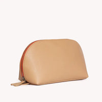 Vegan Leather Dome Poutch (sand) - GEORGE-MARY'S