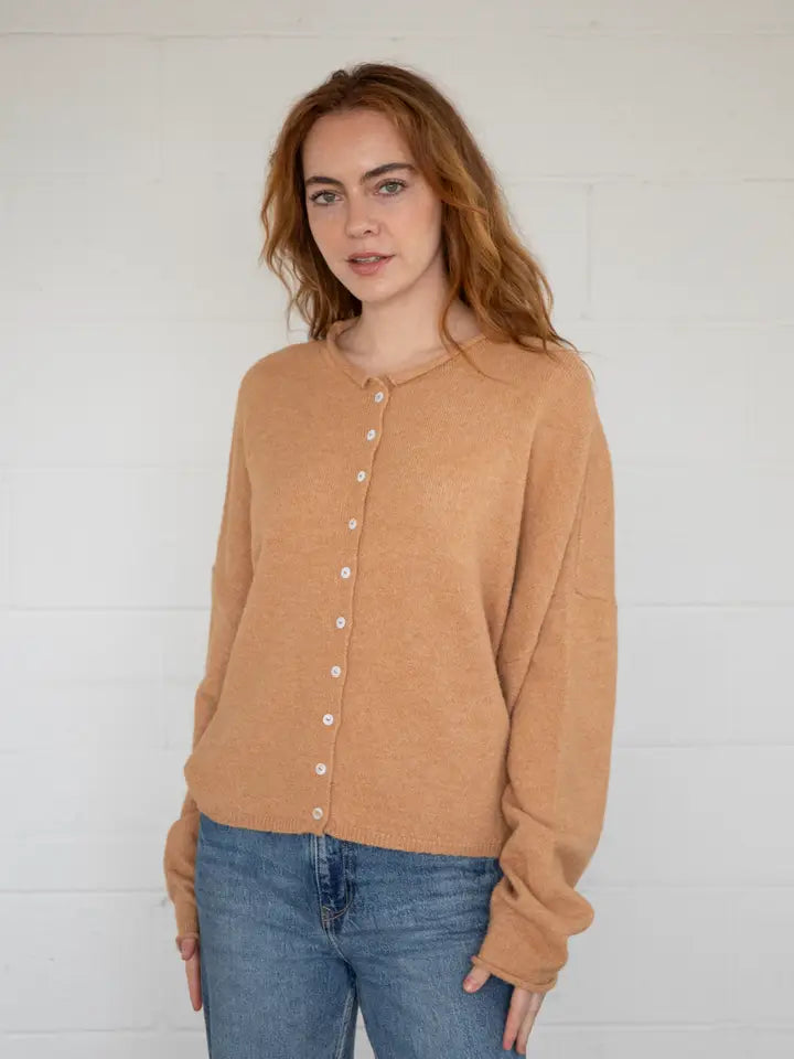 The Piper Cardigan (camel)