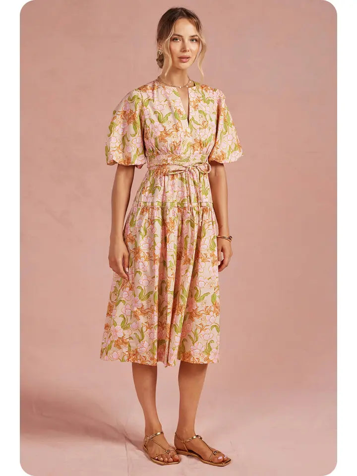 Meadow Puff Sleeve Dress - GEORGE-MARY'S