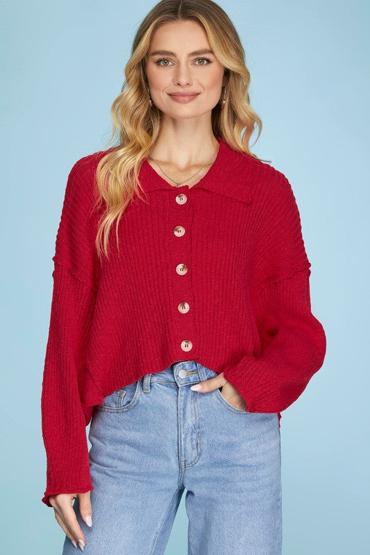The Mary Collared Sweater