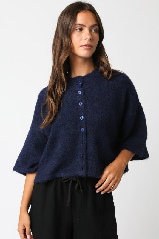 The Penelope Cardigan (indigo)