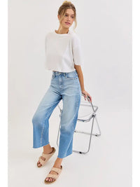 Banks High Rise Crop Leg Denim