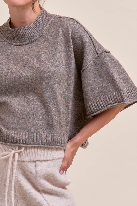 Eleanor Sweater Top (grey)