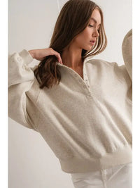 BEST SELLER College Prep Sweatshirt (cream) - GEORGE-MARY'S