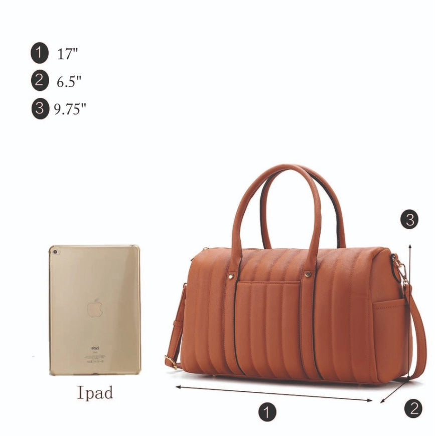 Passport Duffle Bag (beige) - GEORGE-MARY'S