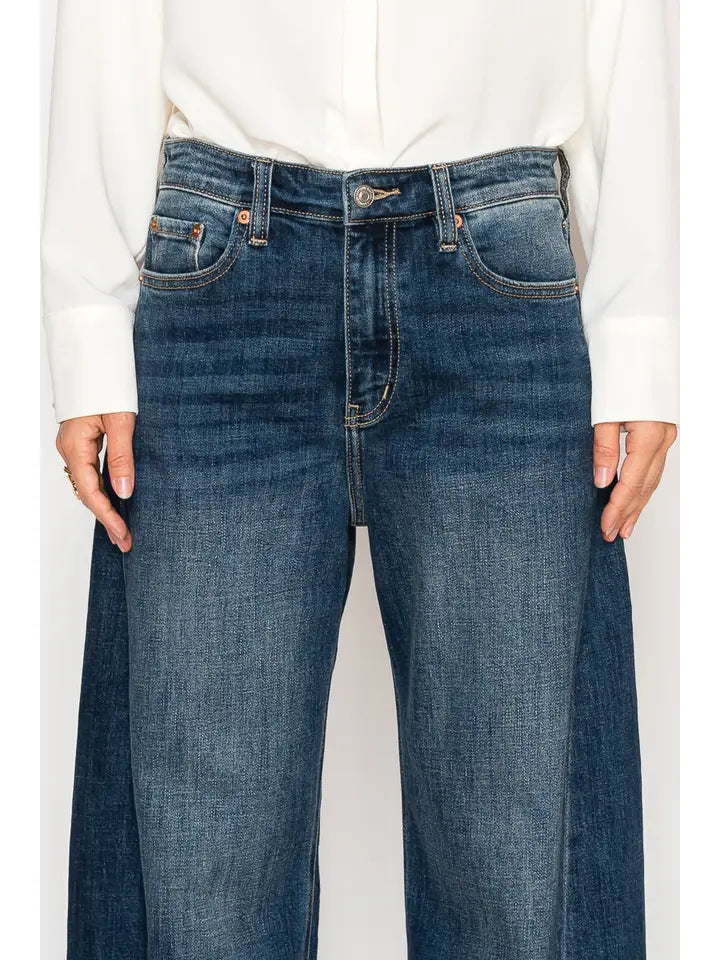 Tapered Barrel Jeans