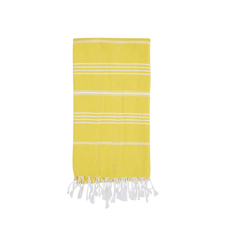 PREORDER Turkish Beach Towel (lemon) - GEORGE-MARY'S