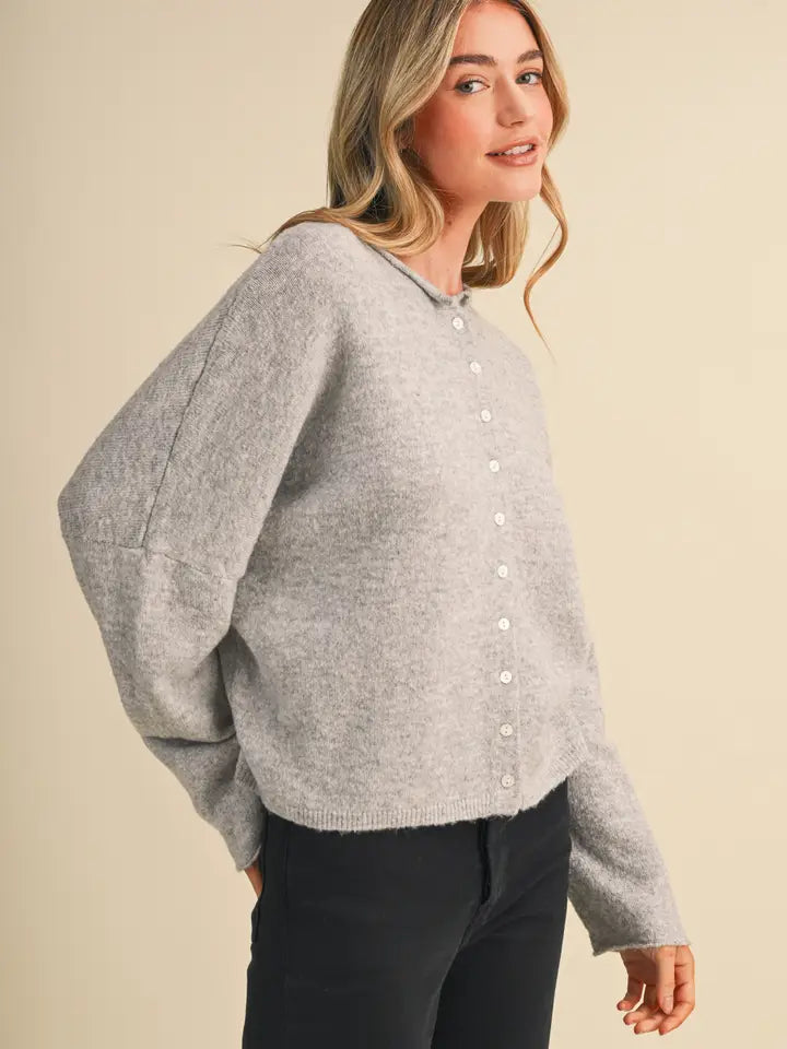 Poppy Cardigan (h. grey)