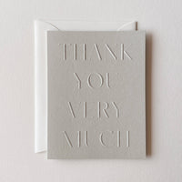 Thank You No. 10 Card